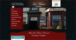 Desktop Screenshot of hotel-lemaitre.co.uk